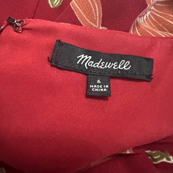 MADEWELL Tulip-Sleeve Maxi Dress in Tall Sunflowers Bright Sz 6 - Picture 5 of 5